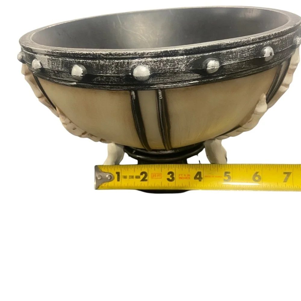 Haunted Living Flashing Skeleton Hands Bowl LED Color Changing Tested Video